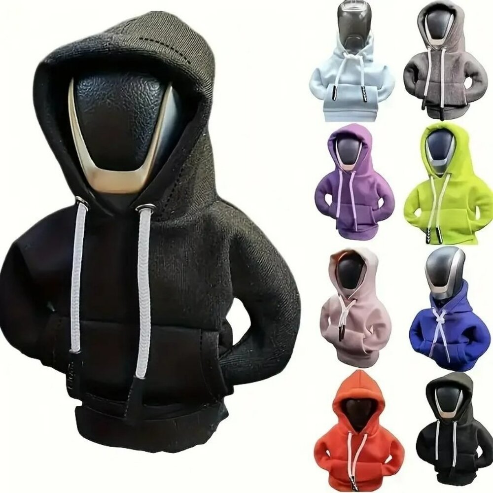 Versatile Car Shift Hoodie Sweatshirt Gear Shift Cover (SKU #3055)